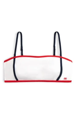 Top bikini estilo bandeau