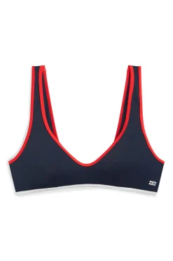 Top bikini triangular