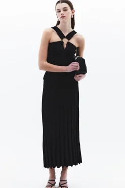 Top con escote halter