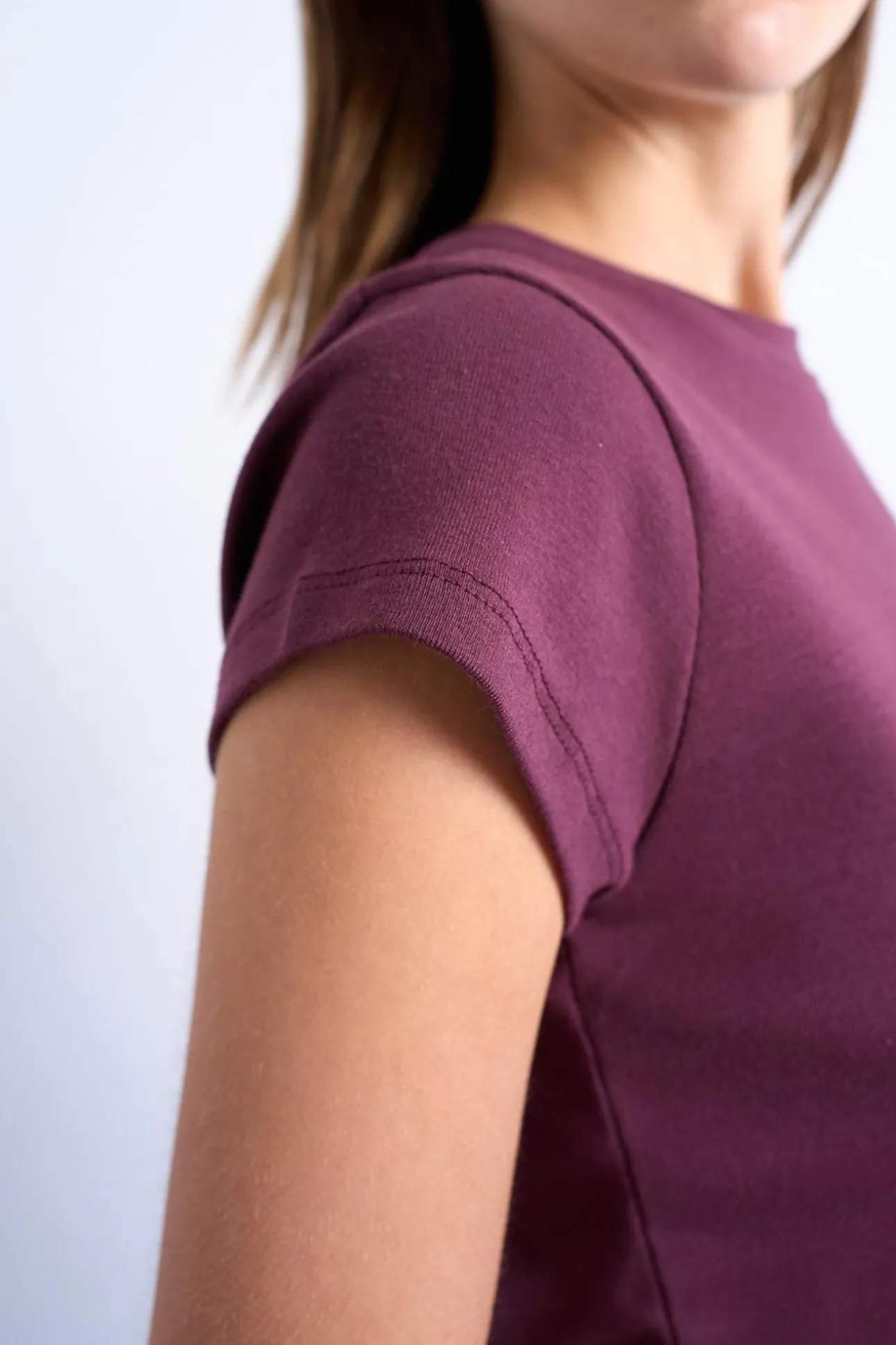 Top de manga corta b&aacute;sico