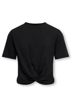 Top de manga corta con nudo