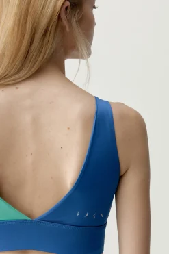 Top deportivo Kate azul/turquesa