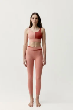 Top deportivo Kate coral/rojo