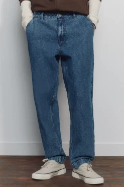 Vaquero chino sobretintado relaxed fit