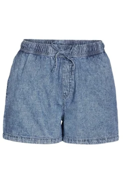 Vaquero corto ligero con cintura el&aacute;stica