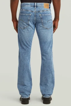 Vaquero Mosa de corte recto y talle medio