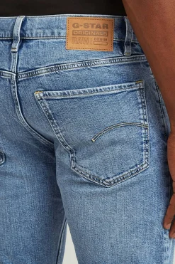 Vaquero Mosa de corte recto y talle medio