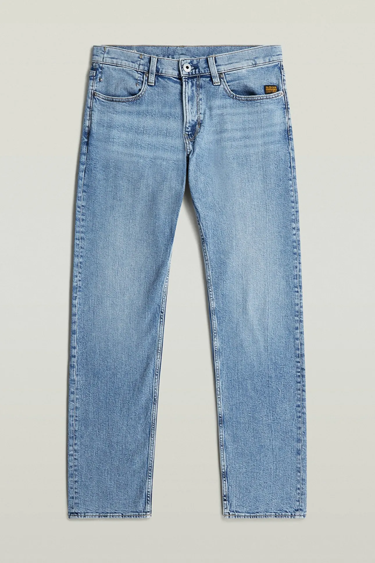 Vaquero Mosa de corte recto y talle medio