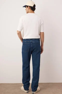 Vaqueros rectos lisos