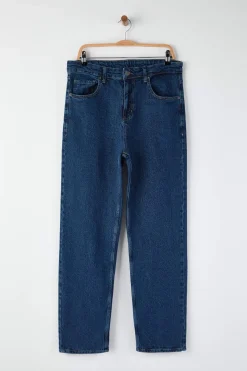 Vaqueros rectos lisos