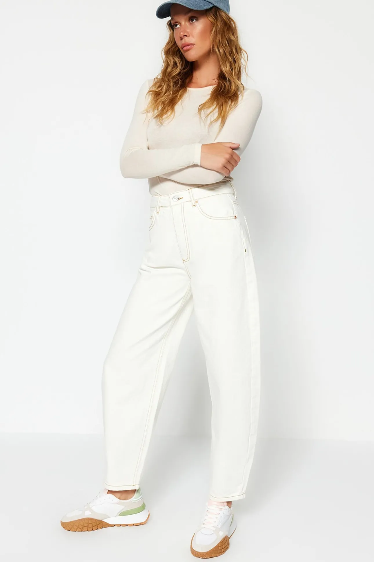 Vaqueros tipo barrel