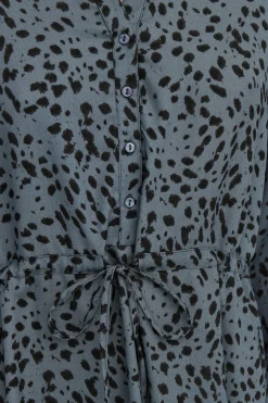 Vestido camisero corto