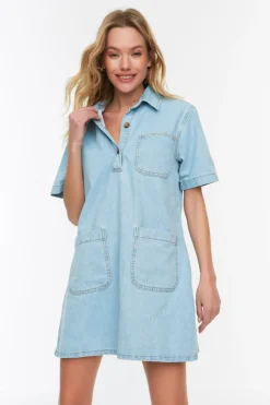 Vestido camisero mini