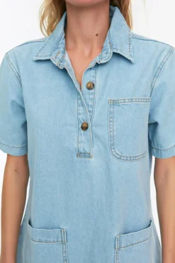 Vestido camisero mini