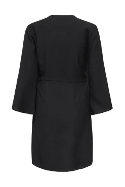 Vestido corto cruzado