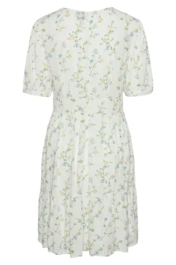 Vestido corto cuello cerrado