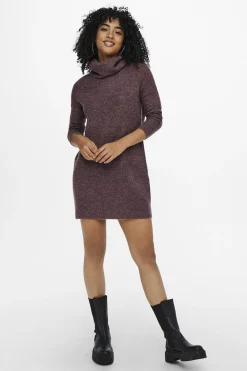 Vestido corto de punto