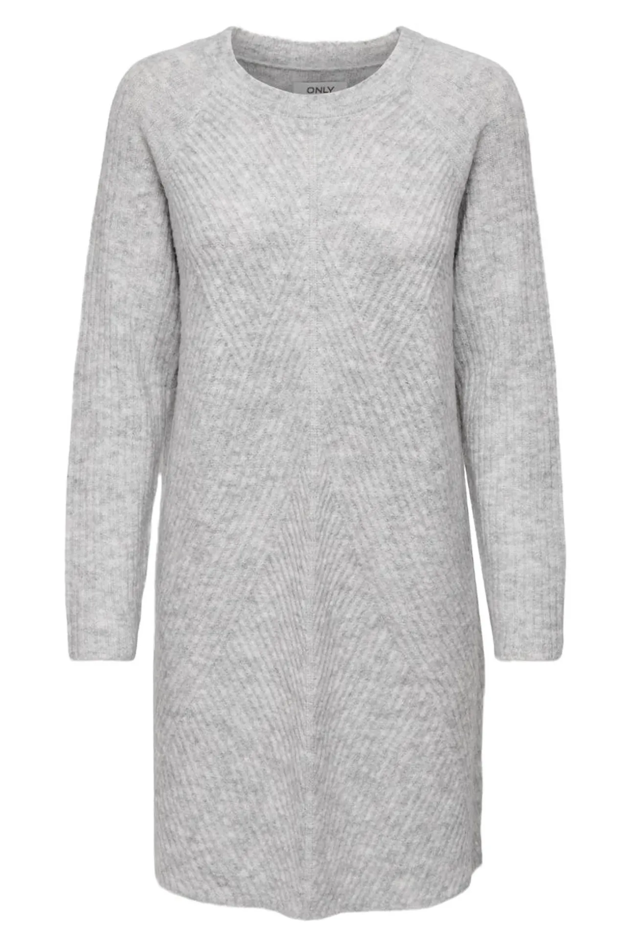 Vestido corto de punto acanalado