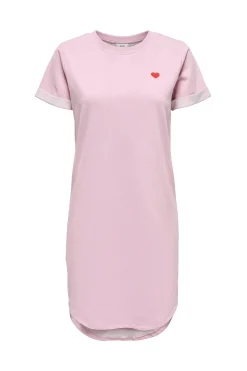 Vestido corto detalle bordado