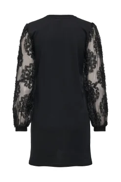 Vestido corto detalle floral