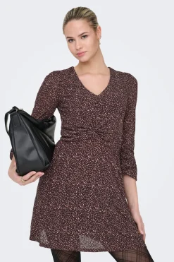 Vestido corto estampado