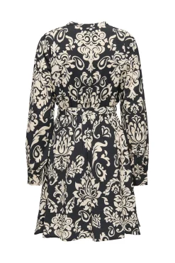 Vestido corto estampado