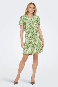 Vestido corto estampado