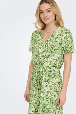 Vestido corto estampado