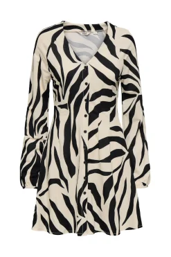 Vestido corto estampado floral