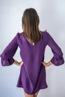 Vestido corto lazada