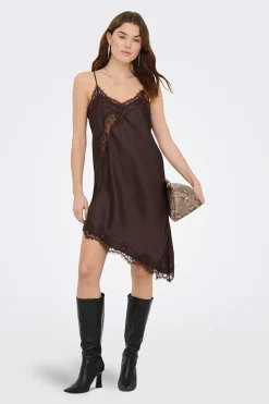 Vestido corto lencero