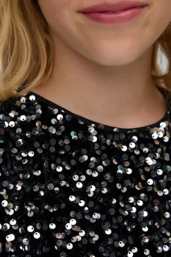 Vestido corto lentejuelas