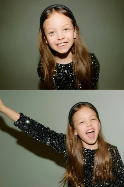 Vestido corto lentejuelas