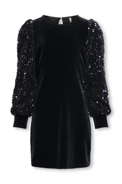 Vestido corto lentejuelas