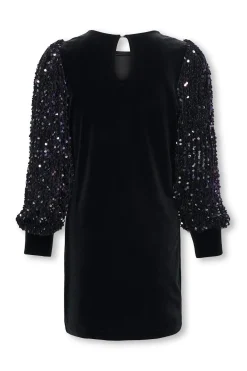 Vestido corto lentejuelas