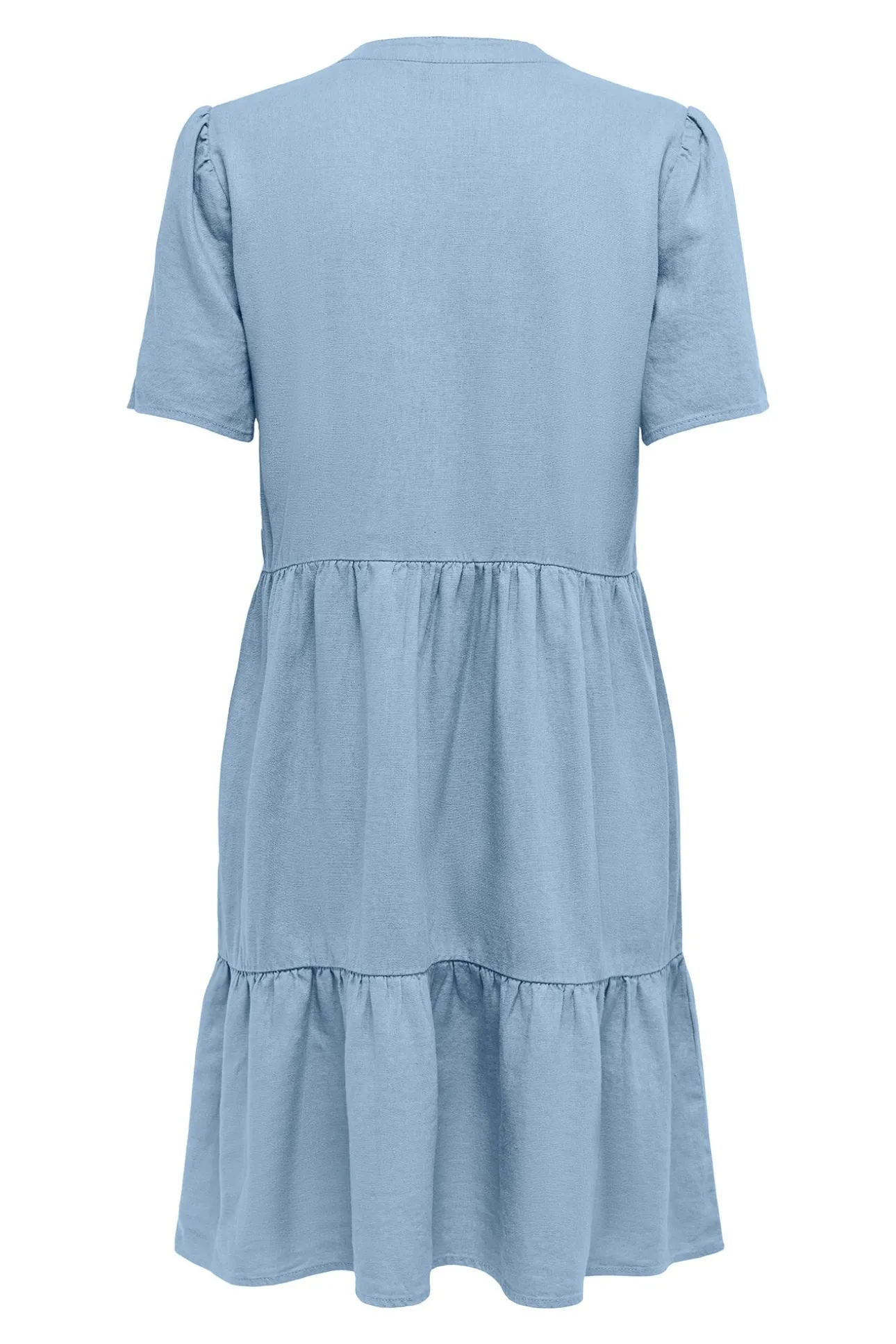 Vestido corto manga corta