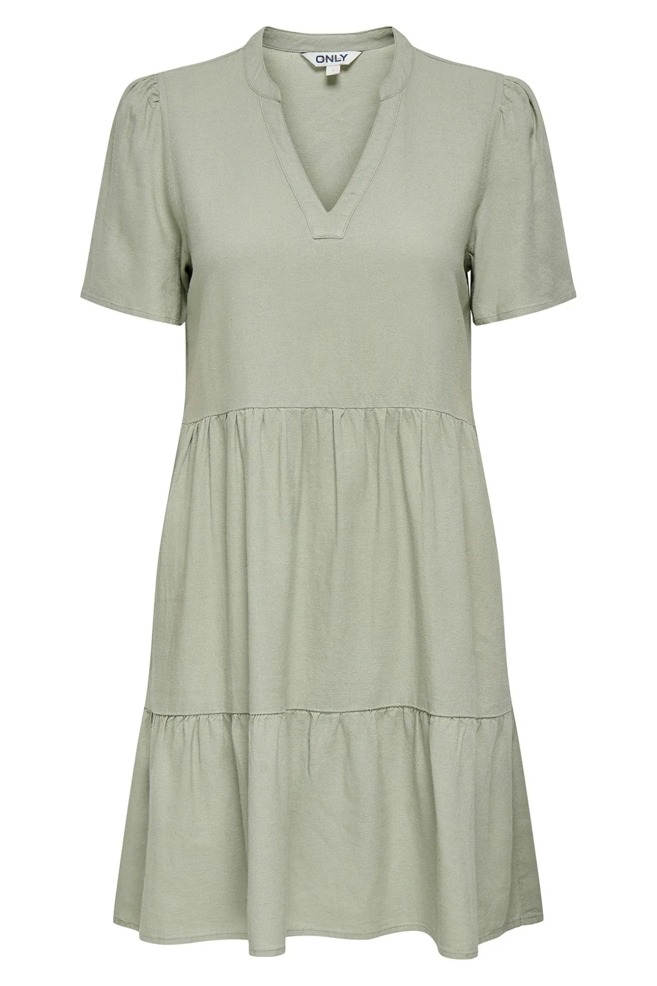 Vestido corto manga corta