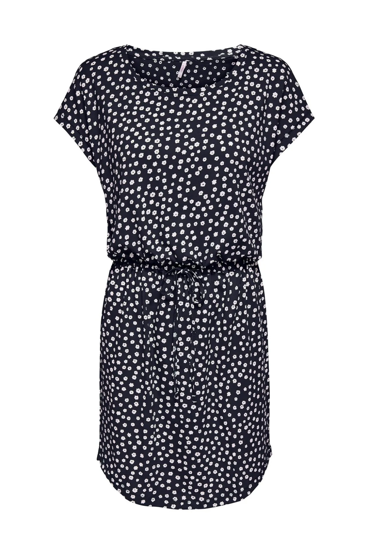 Vestido corto manga corta