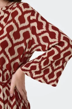 Vestido corto manga francesa