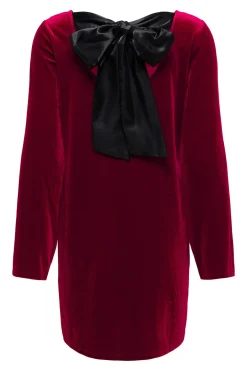 Vestido corto terciopelo