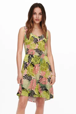 Vestido corto tirantes