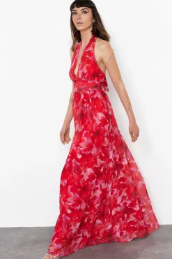 Vestido cuello halter