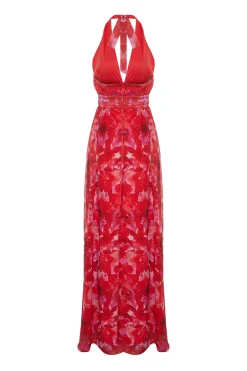 Vestido cuello halter