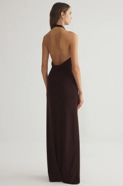 Vestido cuello halter