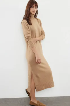 Vestido de punto midi