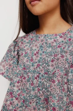 Vestido estampado flores liberty