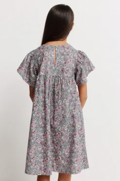 Vestido estampado flores liberty