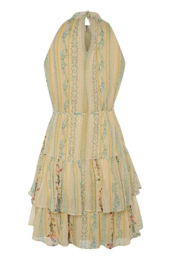 Vestido estampado lazo