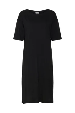 Vestido estilo camiseta midi de manga corta