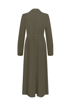 Vestido largo camisero